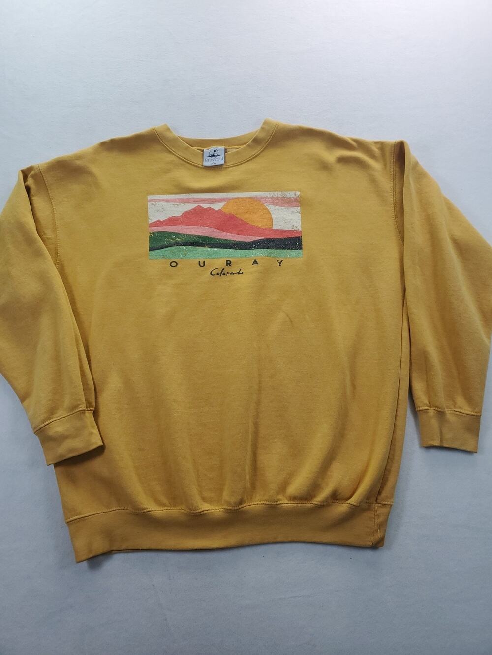 PRAIRIE MOUNTAIN Sweatshirt OURAY Colorado Vintage Women’s 2XL